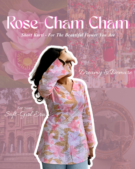 Rose Cham Cham - Short Kurti